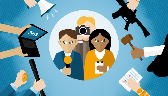 Журналіст – це людина, яка працює сама на себе, і, на відміну від інших професій, має можливість отримувати подвійну зарплатню:)