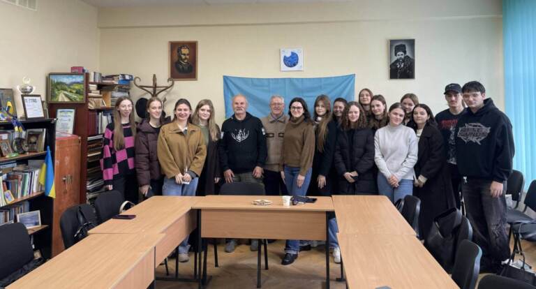 «Будьте чесними з собою», – досвідчений медійник Осип Лобода ділився досвідом зі студентами